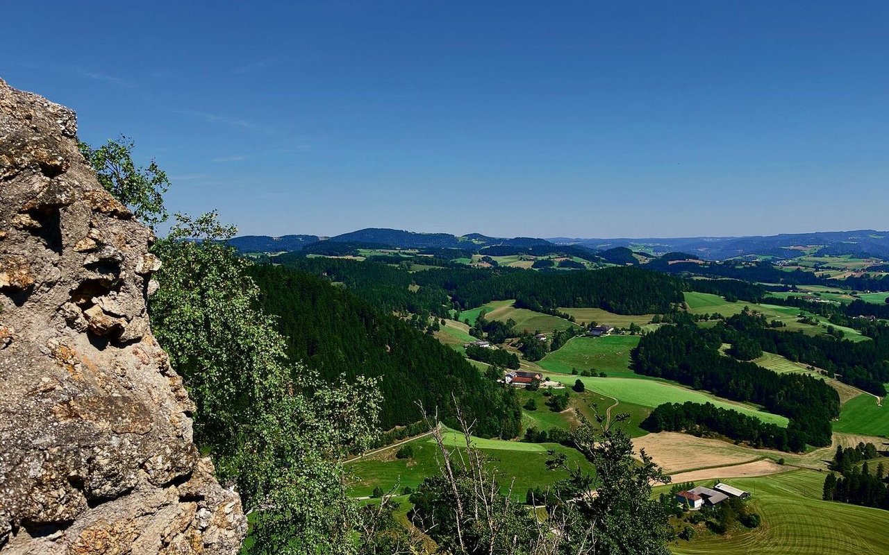 Die Landschaft in Oberösterreich ist ideal für Wanderritte. 