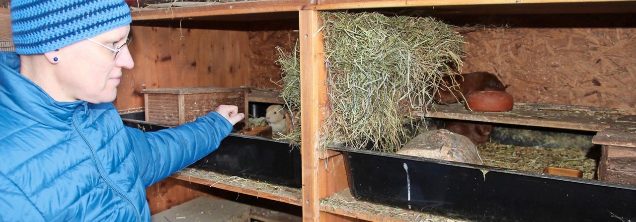 Priska Küng beschäftigt sich seit ihrer Kindheit intensiv mit Meerschweinchen.