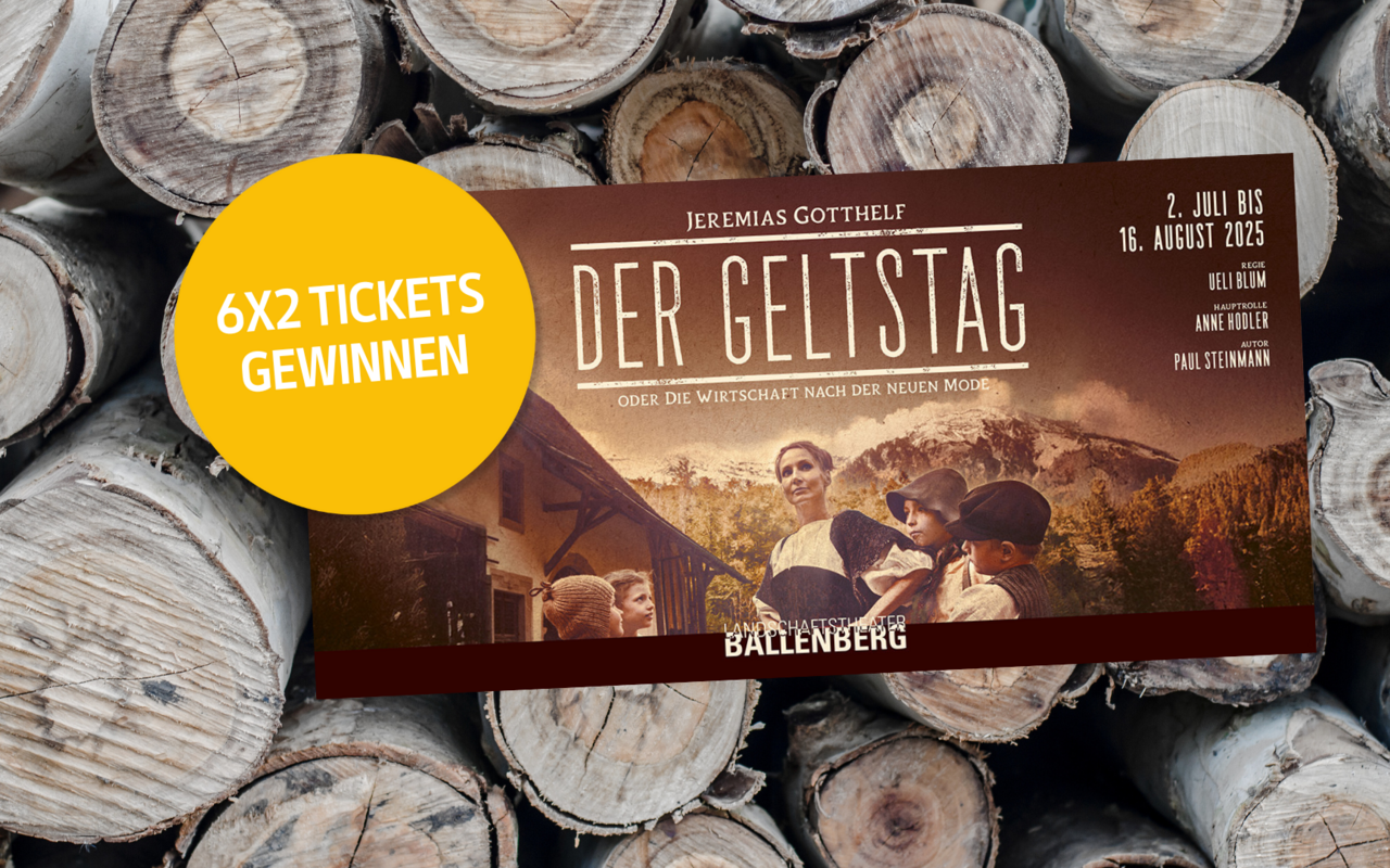 Die TierWelt verlost 6x2 Tickets für das Landschaftstheater Ballenberg.
