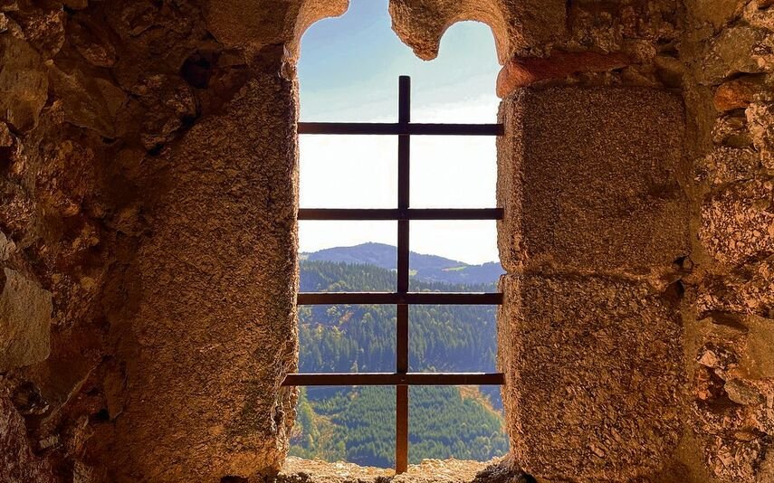 Die Burg Ruttenstein bietet einen tollen Ausblick.