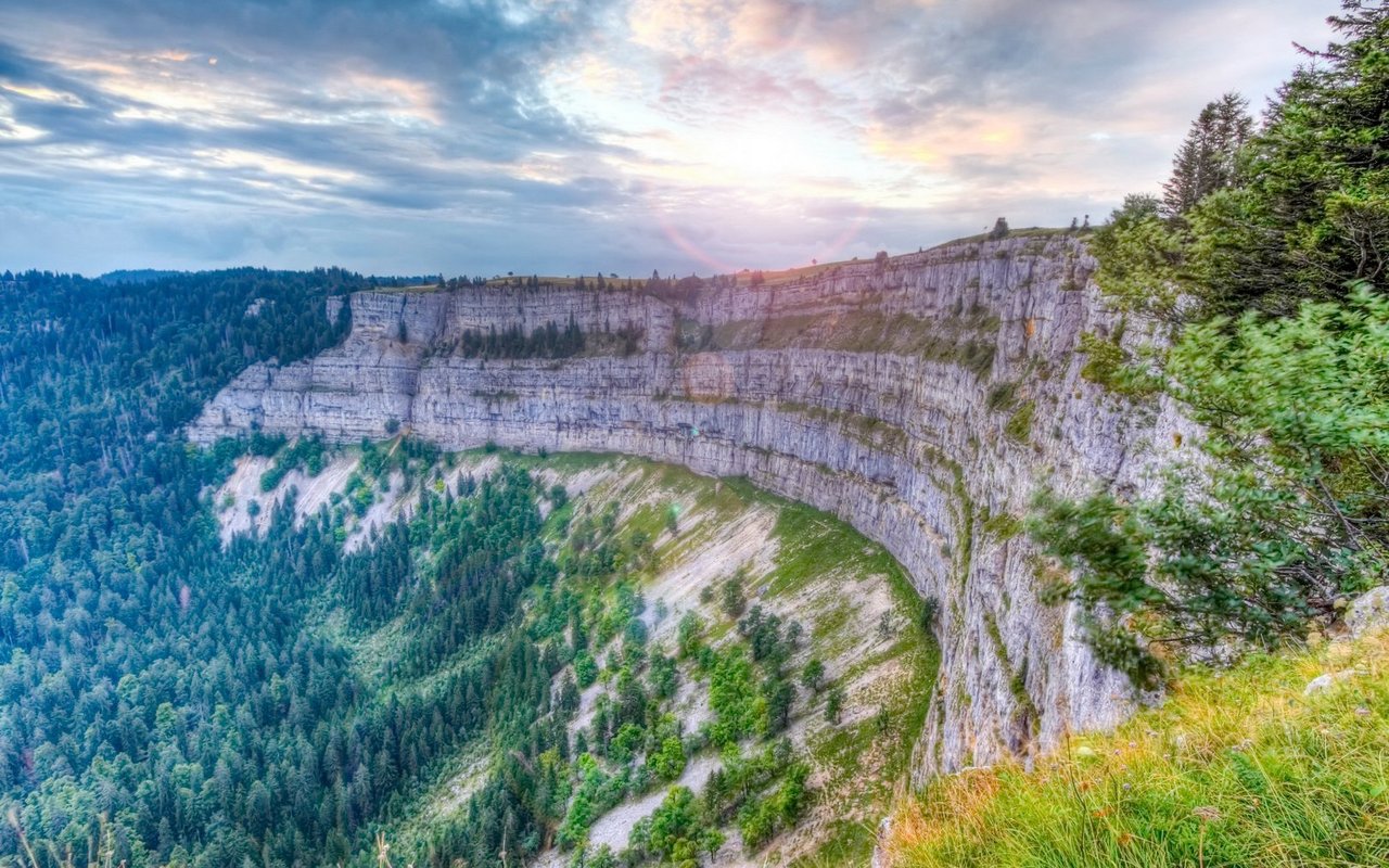 Der Creux du Van im Jura.