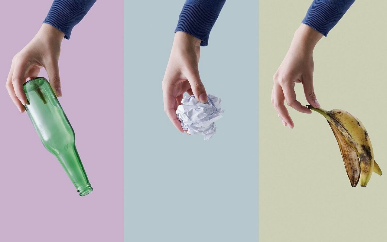 Sorgfältig getrennt: In der Schweiz gehört Mülltrennung zum Alltag – von Glas über PET bis zu Bioabfällen wird alles recycelt.