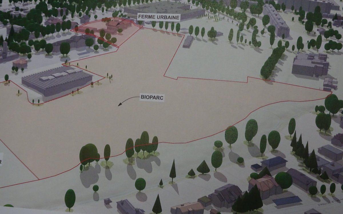 Grosse Pläne für den Bioparc auf dem Gelände der Gemeinde Thônex. 