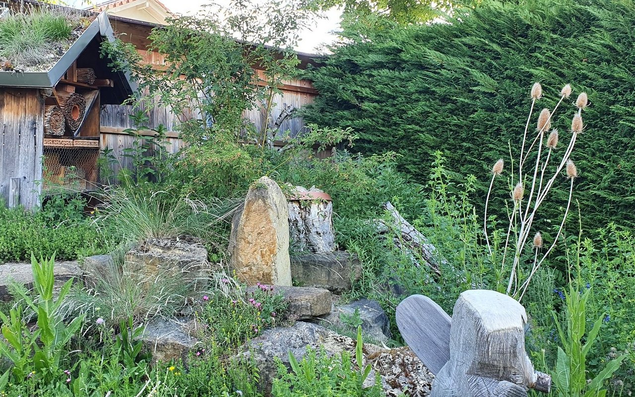 Von einem Garten mit einer hohen Biodiversität profitieren nicht nur die Insekten. 