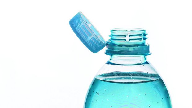 Flasche mit Deckel