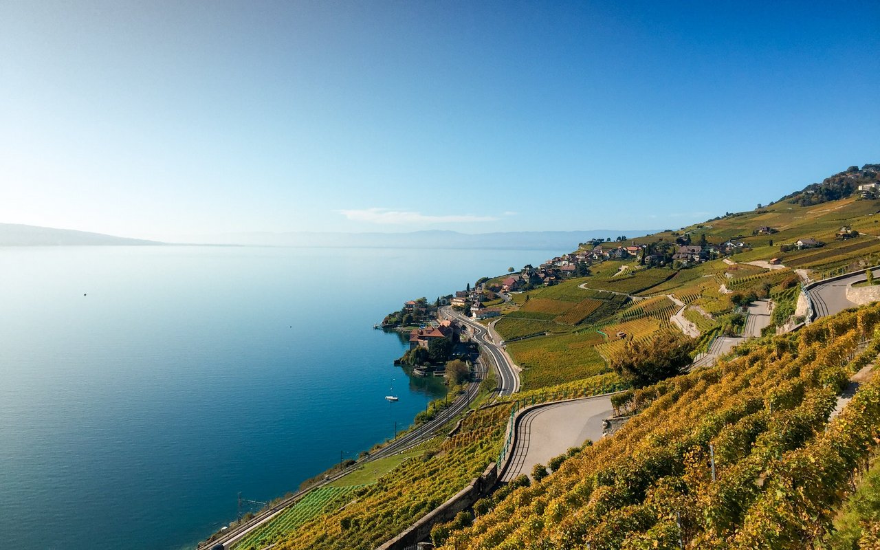 Fast wie am Meer: Die Wanderung in den Terrassen der Lavaux oberhalb des Genfersees.