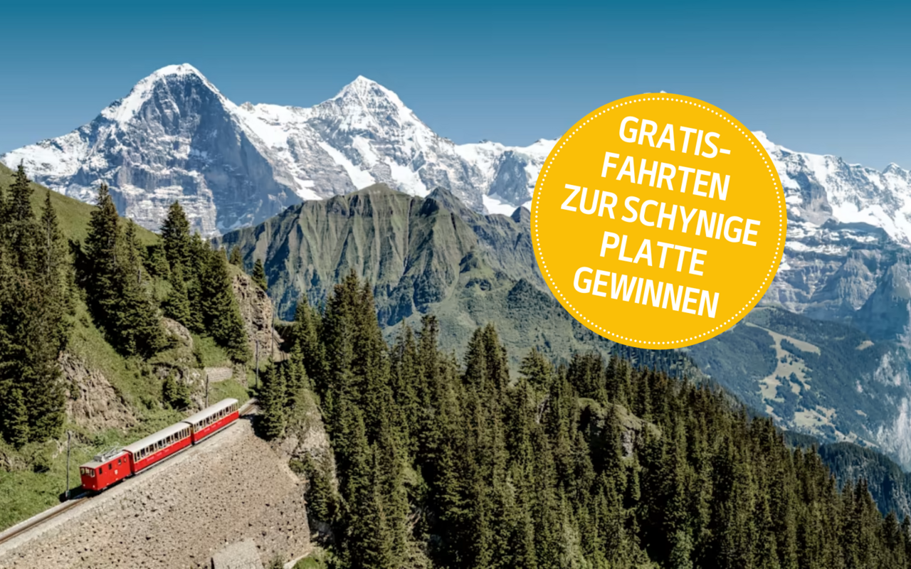 Schon die Fahrt in der nostalgischen Zahnradbahn mit den offenen Wagen ist ein Erlebnis.