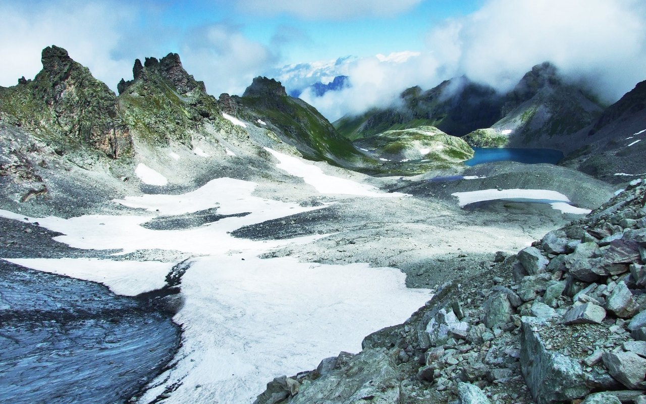 Kleine Gletscher wie der Pizolgletscher verloren am meisten Eis. 