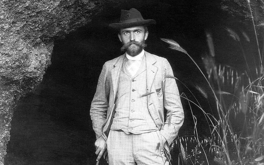 Karl Blossfeldt 1895 in seiner Heimat,dem Harzgebirge.
