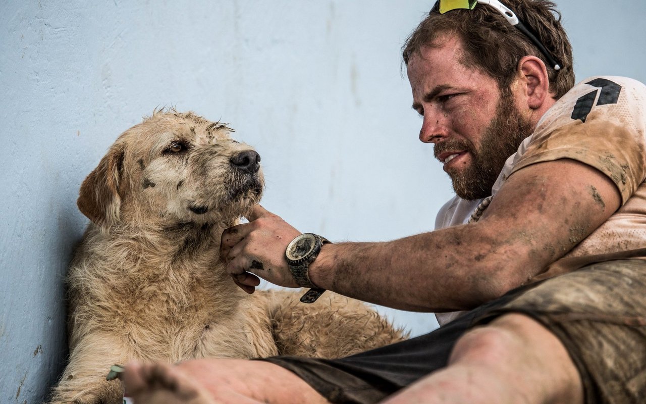 Mikael Lindnord und Arthur an der Adventure Racing World Championship in Ecuador im Jahr 2014.