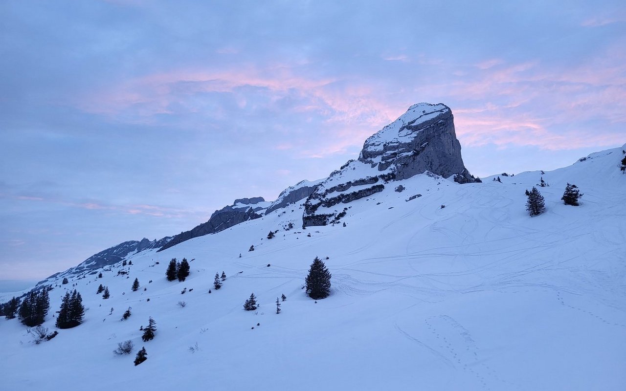 Mit dem Morgenrot kam auch die Motivation zurück.