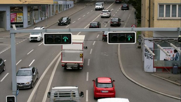 Verkehr auf der Rosengartenstrasse