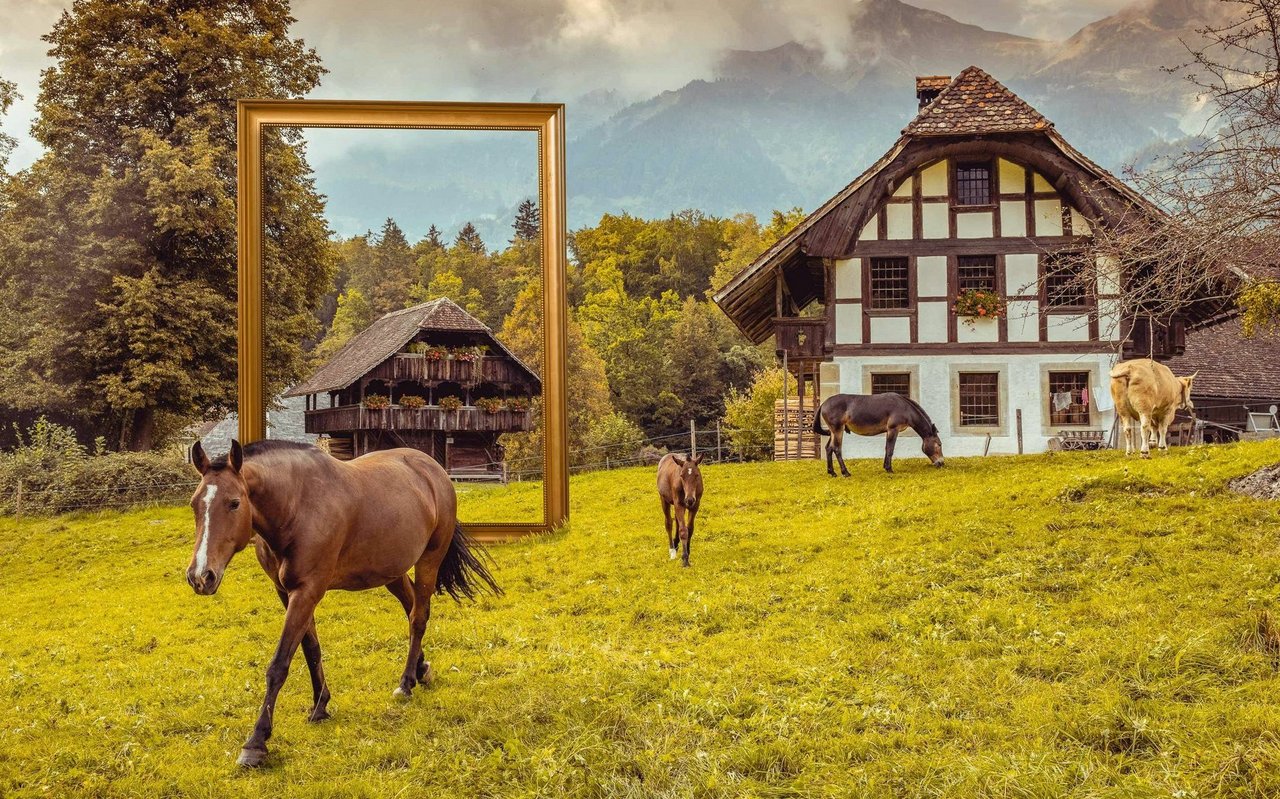  Das Freilichtmuseum Ballenberg gibt einen Einblick in vergangene Zeiten. 
