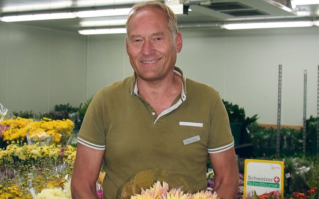 Pascal Speck, Geschäftsführer der Blumenbörse Bern.