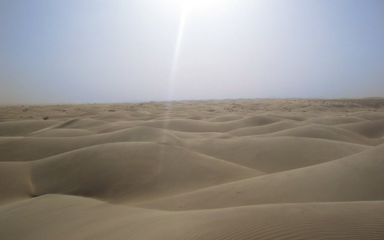 Der trockene Staub der Sahara wird als Aerosol bis in die Schweiz geweht.