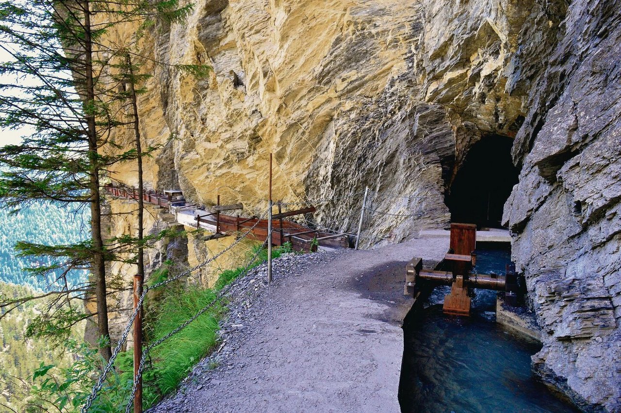 Die Bissen im Wallis sind ein Wunderwerk der frühen Ingenieurskunst.
