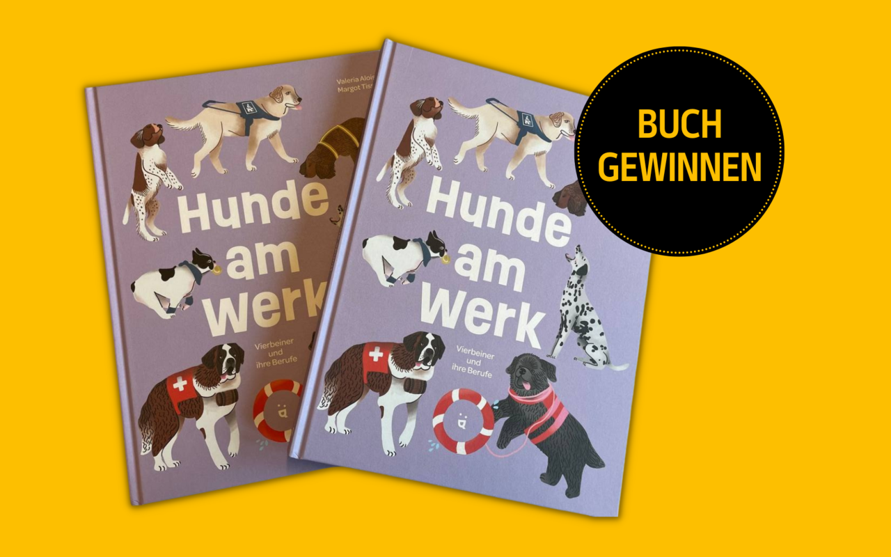 Auf über 100 Seiten gibt das Buch «Hunde am Werk» ein Einblick in die verschiedenen Berufe. 