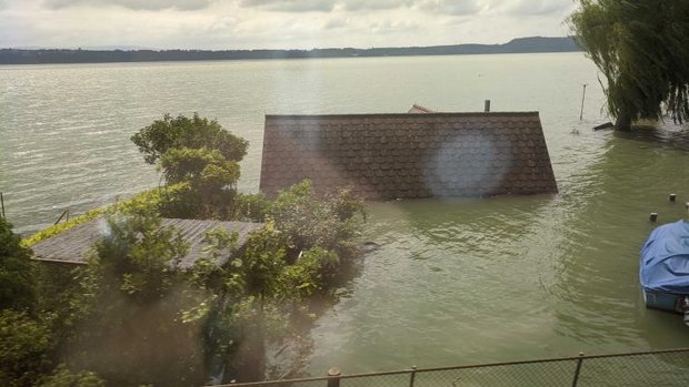 Hochwasser im Bielersee