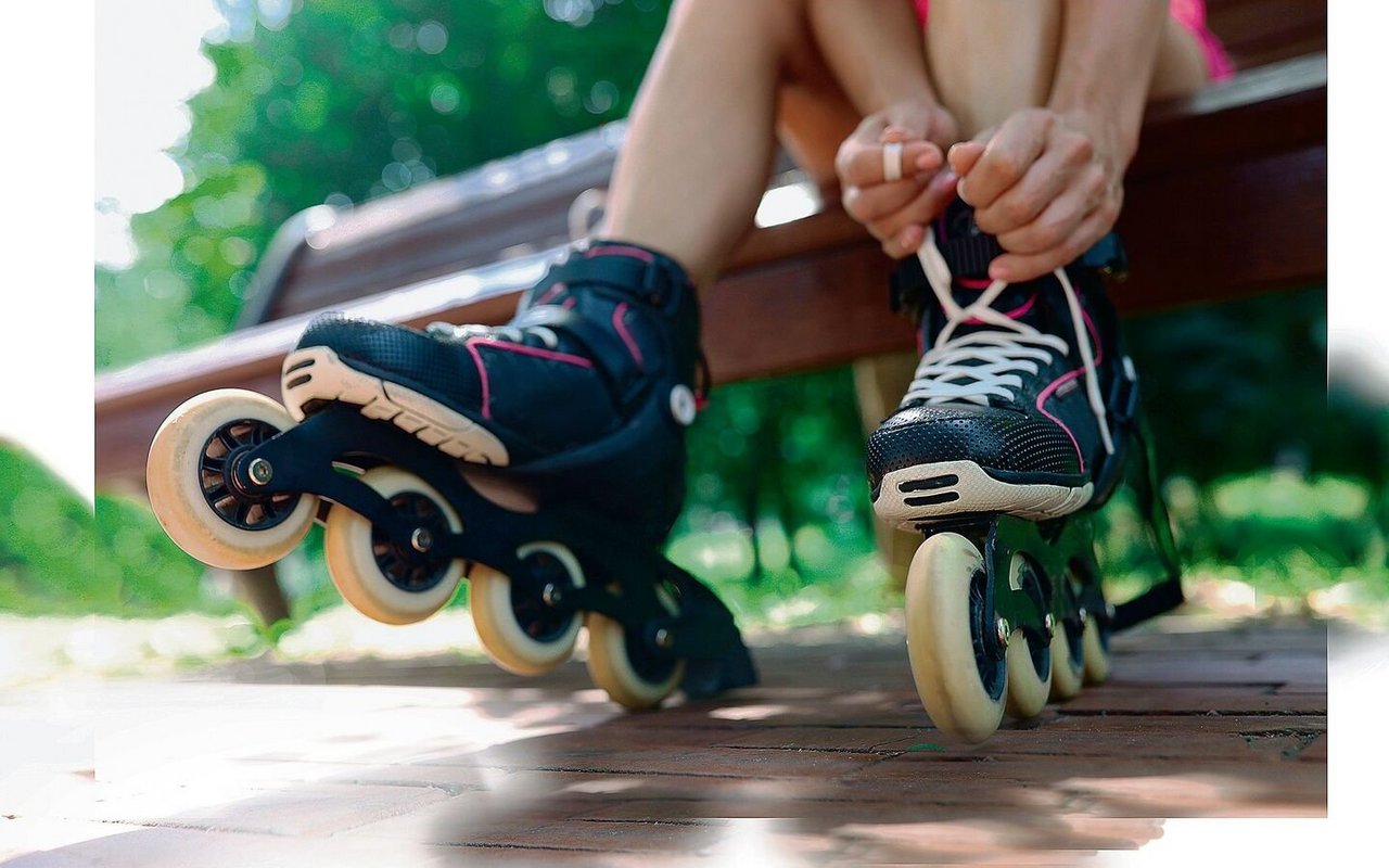 Das Wetter wird immer wärmer - Zeit, die Inlineskates aus dem Keller zu holen.