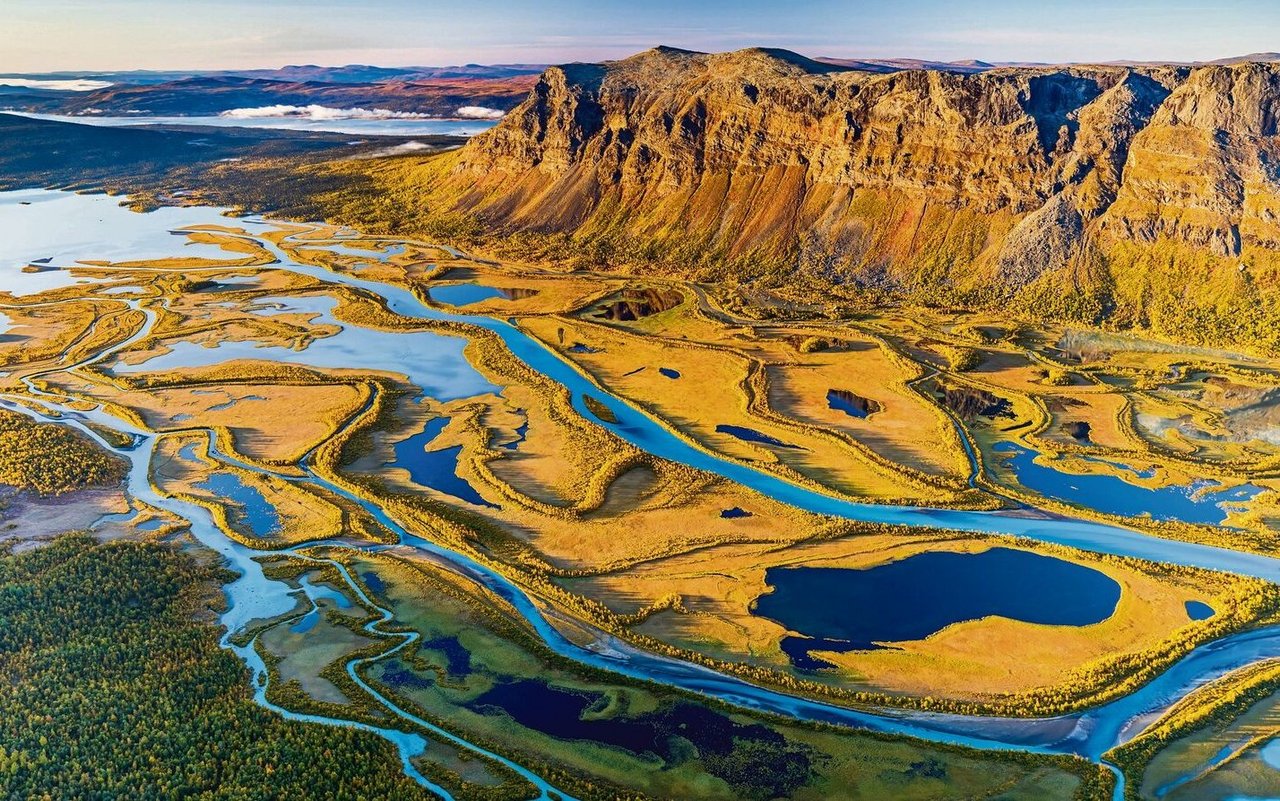 Wilde Weiten in Lappland, ganz im Norden Europas.