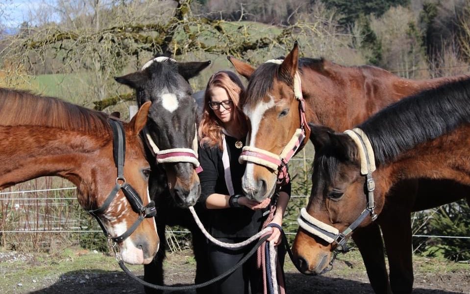 Vereinspräsidentin Joana Spring machte die Altersweide möglich.