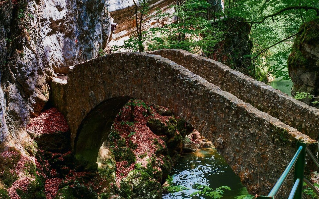 Ganz am Ende der Areuse-Schlucht wartet ein Naturmuseum.