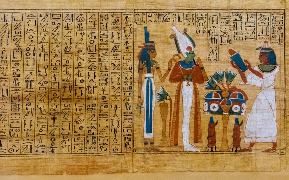 Papyrus wird seit dem 3. Jahrtausend vor Christus als Schriftträger verwendet. 