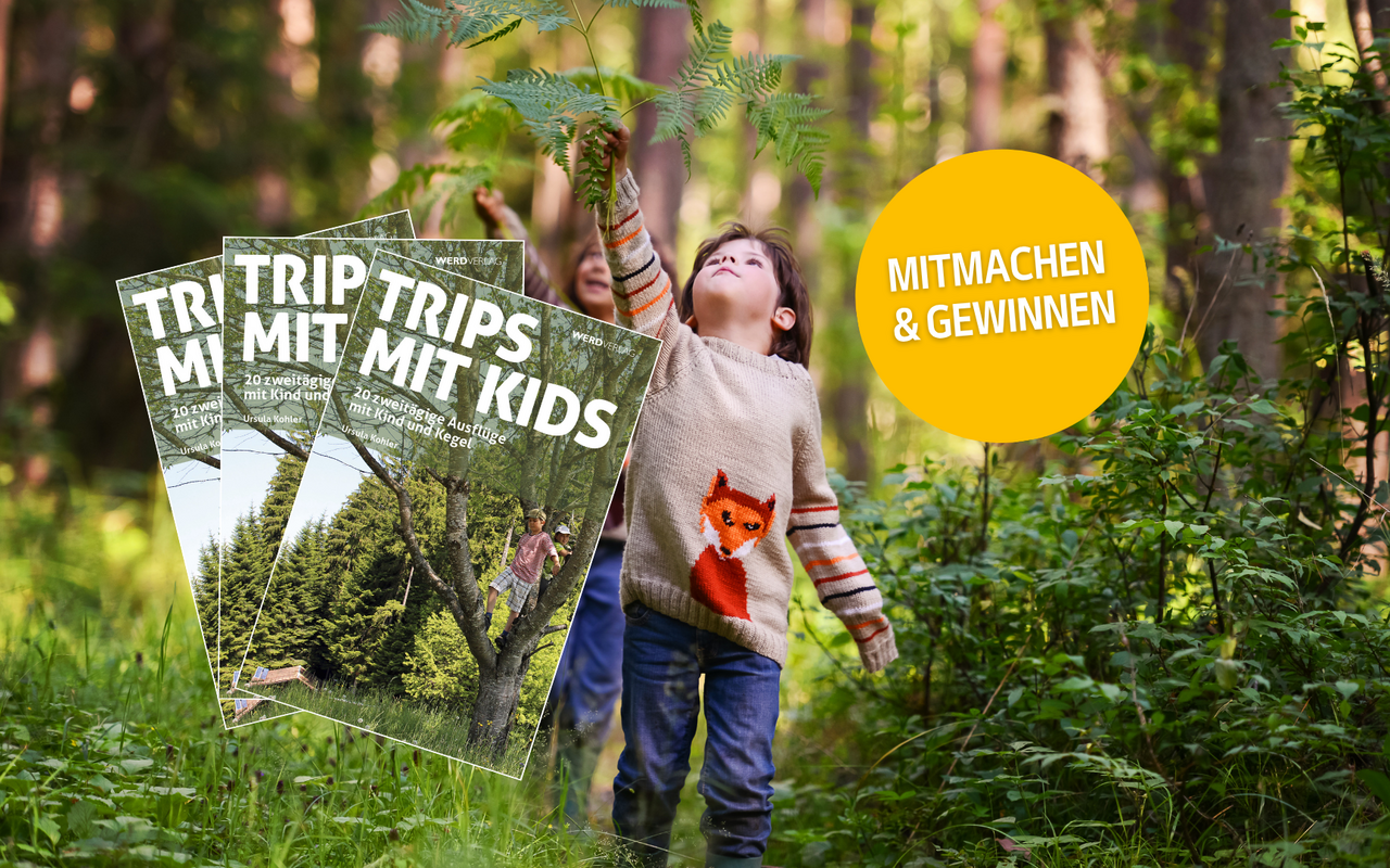 Entdecken Sie spannende Ausflugsziele für Familien in der Schweiz! Gewinnen Sie eines von drei Exemplaren des Buches «Trips mit Kids».