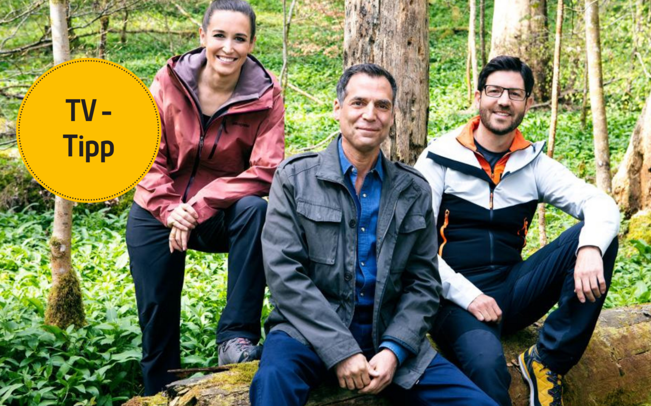 Die drei Moderatoren machen sich auf Entdeckungsreise durch die schönsten Naturpärke der Schweiz.