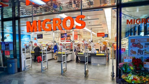 Eingang eines Migros