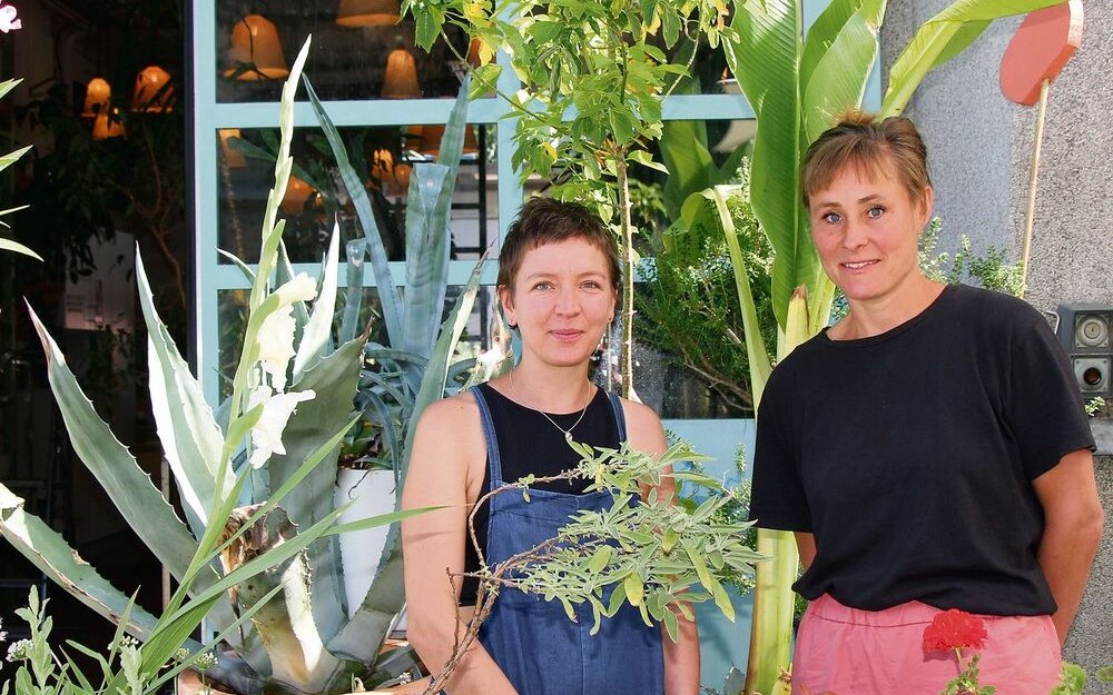Nora Hürlimann (links) und Kristina Hodel holen im Raum Bern auch Pflanzen ab. 