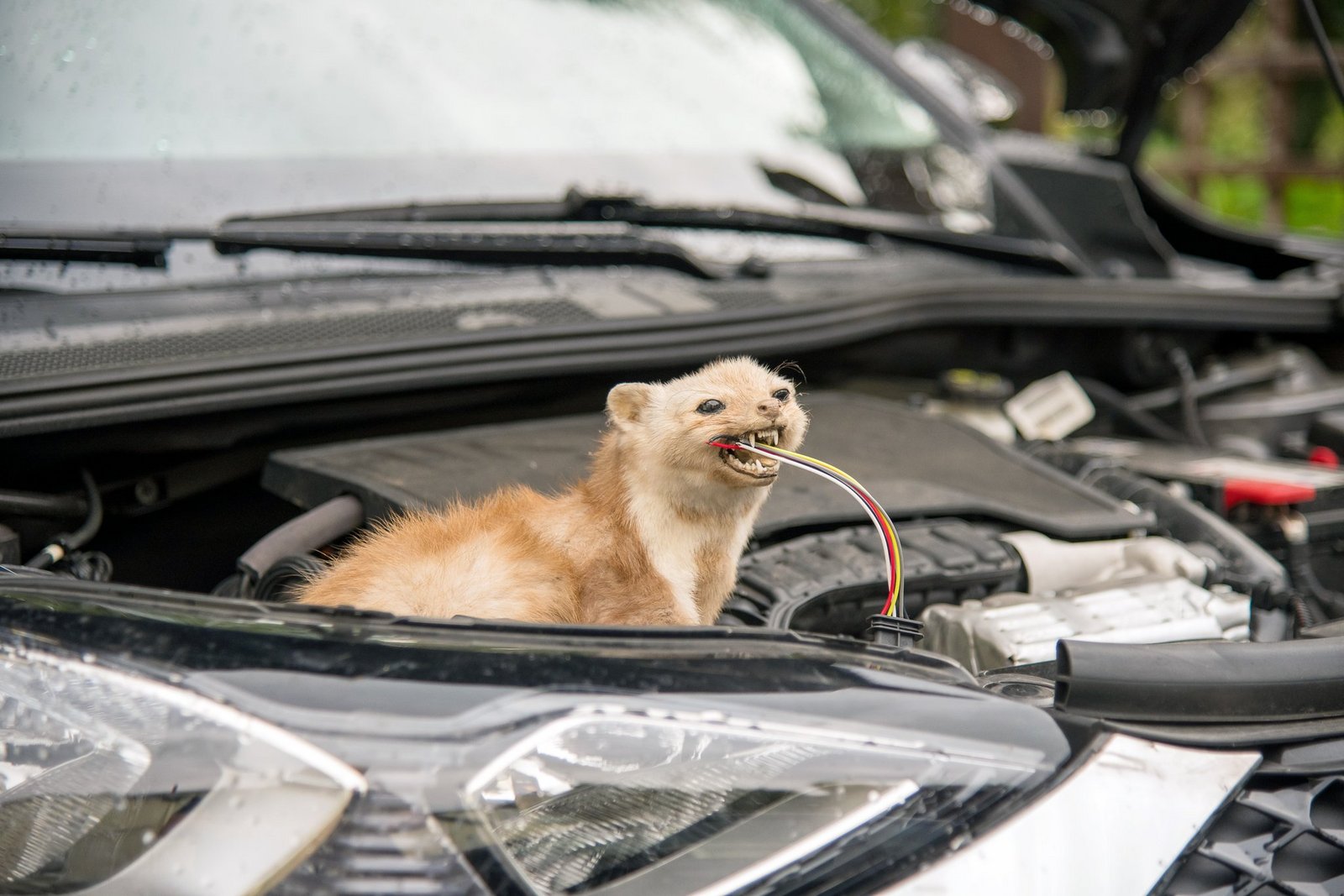 Marder und ihre Liebe für Autos 