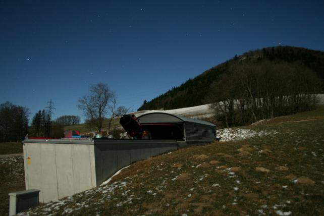 Die Sternwarte Schafmatt liegt abgeschieden im Baselbieter Jura.