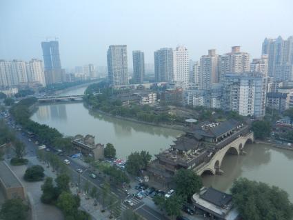 Manchmal sieht es in Chengdu so aus ...