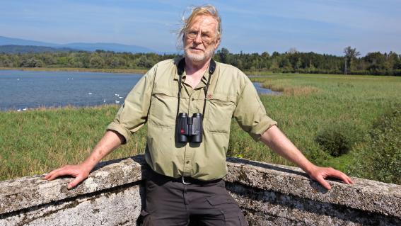 Das Feuchtgebiet braucht menschlichePflege. Dafür zuständig ist unter anderem Paul Mosimann-Kampe von der Berner Ala, der bernischen Gesellschaft für Vogelkunde und Vogelschutz.