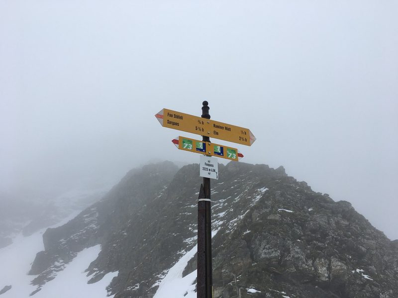 In schwindelerregenden Höhen auf der Via Alpina