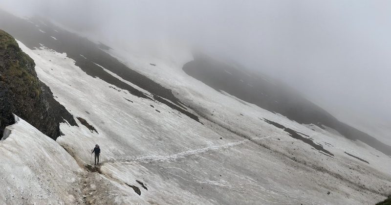In schwindelerregenden Höhen auf der Via Alpina