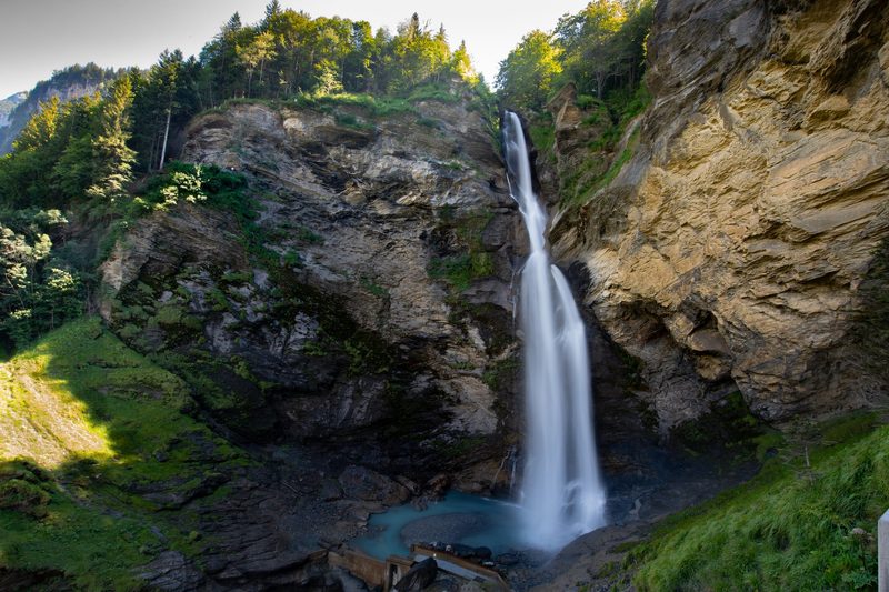 Fünf schöne Schweizer Wasserfälle