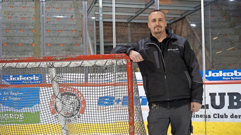 Eismeister Stefan Gerber der SCL-Tigers