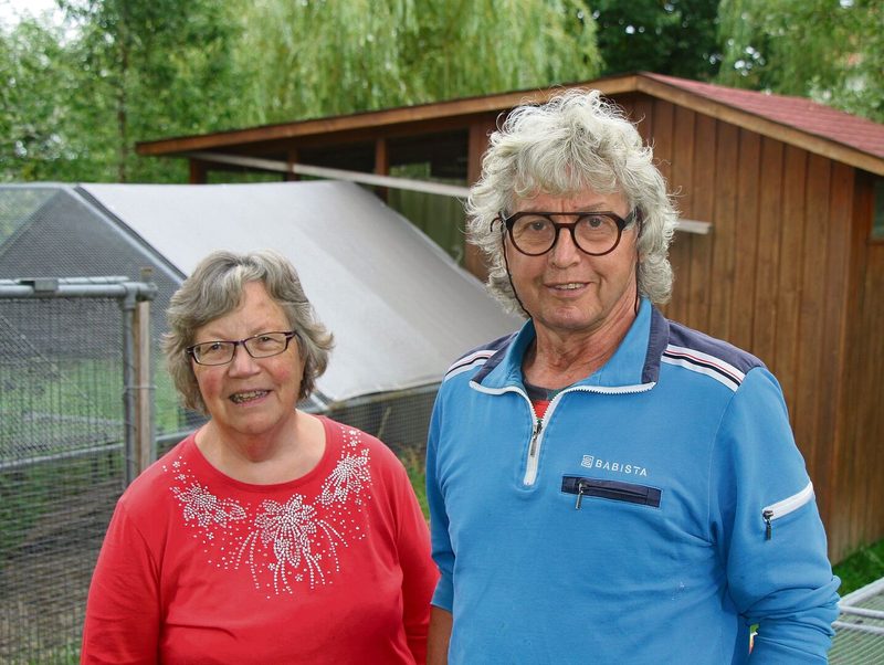 Walter und Beatrice Gloor sind leidenschaftliche Geflügelzüchter.