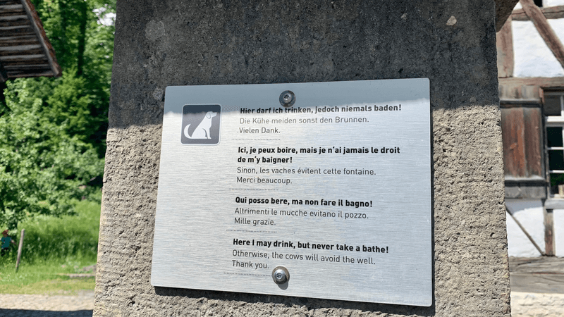 Brunnen im Ballenberg