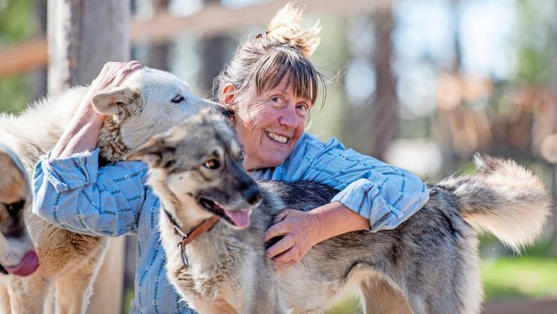 Lotti Meier und ihre Schlittenhunde