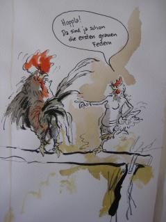 Hühnerbild von Charly Bühler