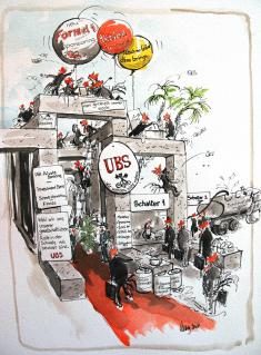 Hühnerbild von Charly Bühler