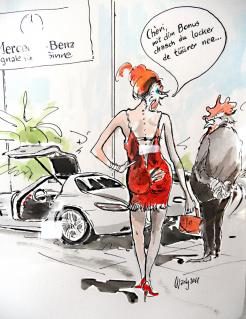 Hühnerbild von Charly Bühler