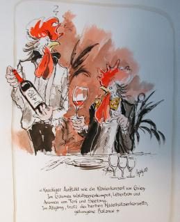 Hühnerbild von Charly Bühler