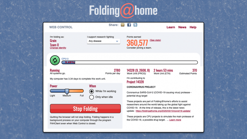 Screenshot Folding at Home