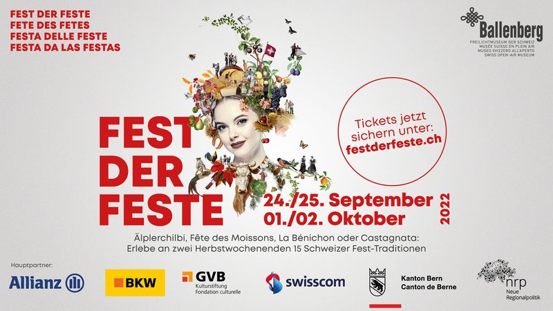 Gewinnen Sie 10x2 Tickets für das «Fest der Feste» auf dem Ballenberg