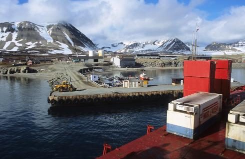 Hafen in der Arktis