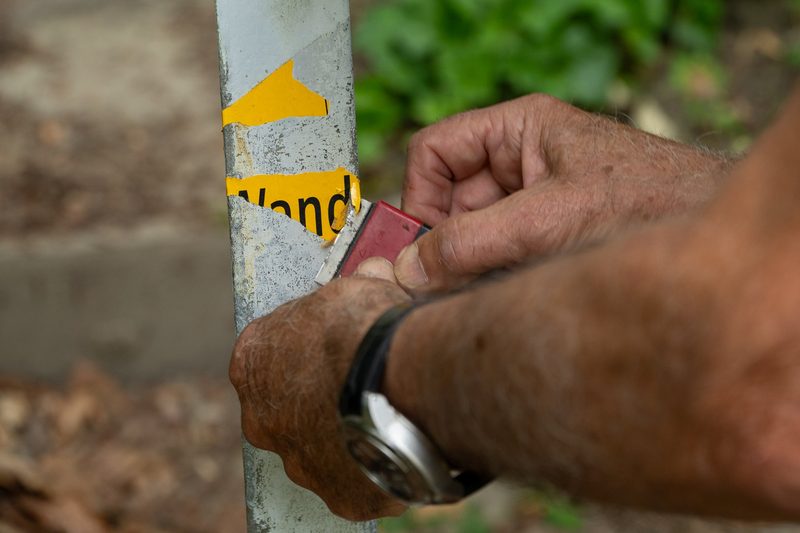 Freiwillige Wanderwegpflege: Unterwegs mit Bernhard Blaser